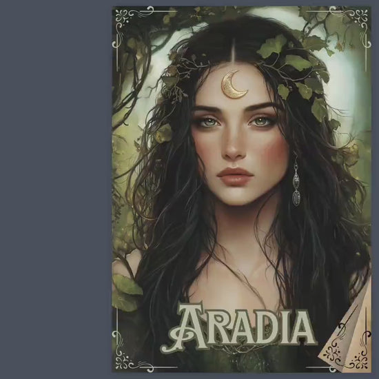 Aradia. Goddess of Freedom and Lunar Power. 17 Beautiful pages for your Grimoire or Book Of Shadows. Printable.