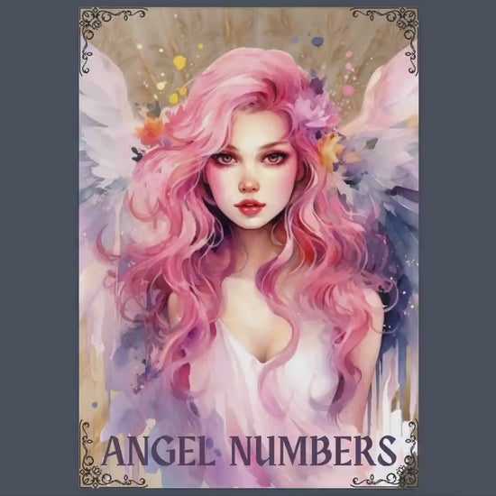 Angel numbers meanings + Bonus (Aura with Angel Numbers Set Wall Art). Printable