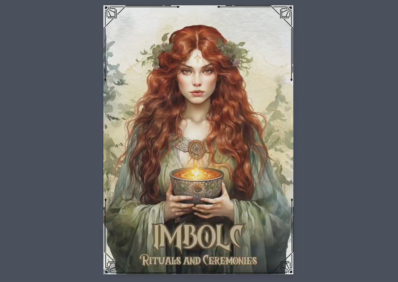 Imbolc. Rituals and Ceremonies. Printable pages for your Book Of Shadows.