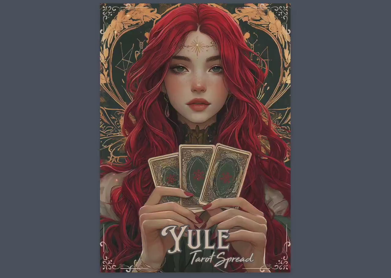 Yule Tarot Spread Journal. 20 Tarot Spreads to Embrace the Energy of the Sabbat. Printable