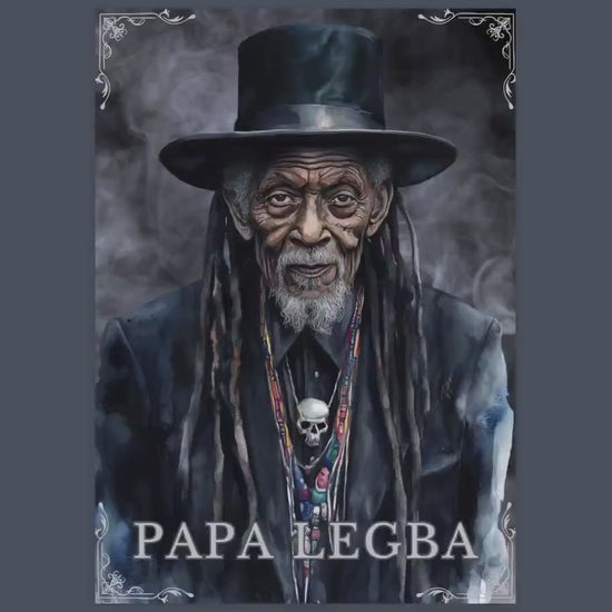 Papa Legba. Beautiful pages for your Grimoire or Book Of Shadows. Printable.