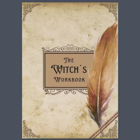 The Witches Workbook + Bonus: Magic Correspondences  | Blank Grimoire Pages |Blank Spell/Ritual Worksheet