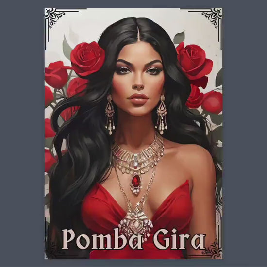 Pomba Gira. Basic guide. Beautiful pages for your Grimoire or Book Of Shadows. Printable.