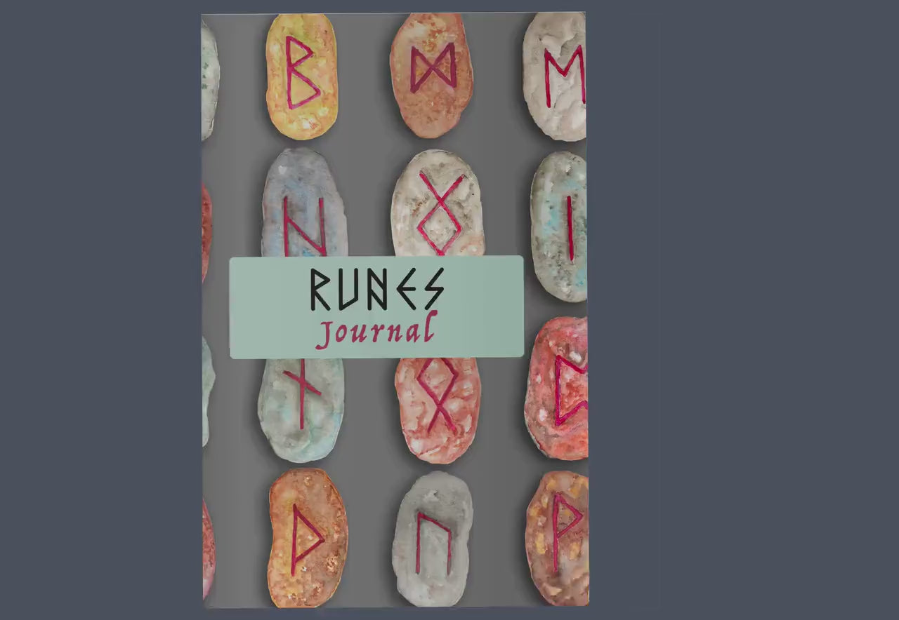 25 pages WITCH'S RUNES Journal | Runes Book of Shadows Pages | Grimoire Pages | Witchcraft Supplies