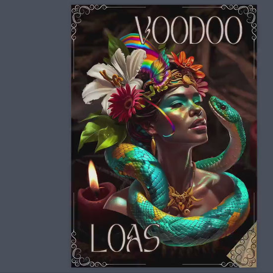 VOODOO LOAS. Basics. Beautiful pages for your Grimoire or Book Of Shadows. Printable.