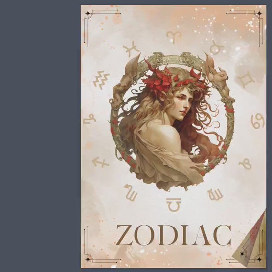 ZODIAC Correspondences. Beautiful pages for you Book Of Shadows. Instant download