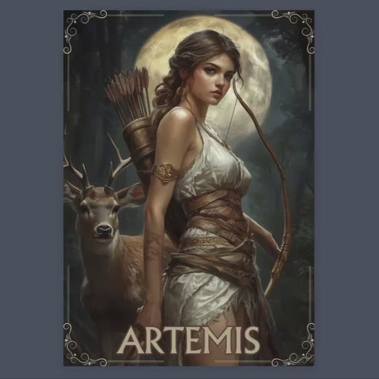 Artemis. Beautiful pages for your Grimoire or Book Of Shadows. Printable.