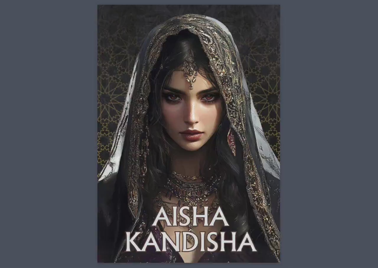 Aisha Kandisha. Moroccan Djinn. Beautiful pages for your Grimoire or Book Of Shadows. Printable.