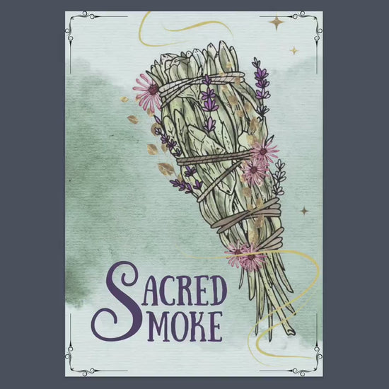 Sacred Smoke. Smudging For Beginners. Beautiful pages for your Book Of Shadows. Instant download