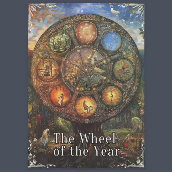 The 8 Sabbats. Celebrate the Wheel of the Year. Printable beautiful Grimoire Pages.