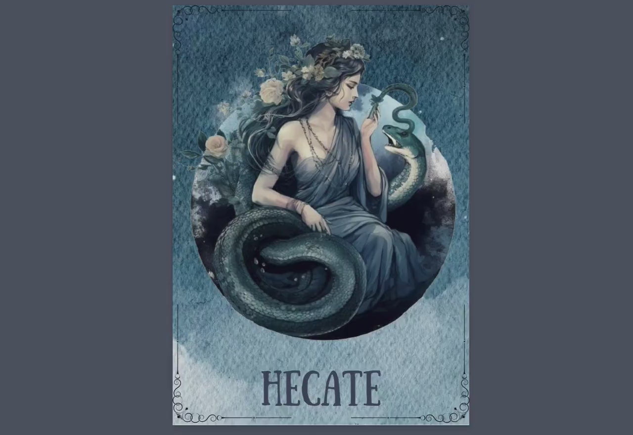 Hecate. Beautiful pages for your Book Of Shadows. Instant Download.